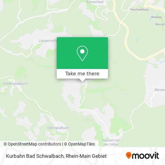 Карта Kurbahn Bad Schwalbach
