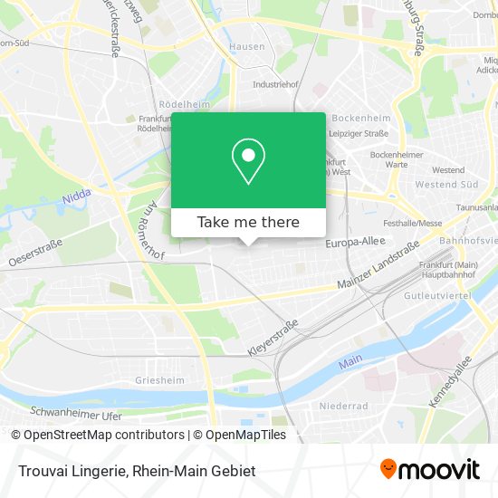 Trouvai Lingerie map