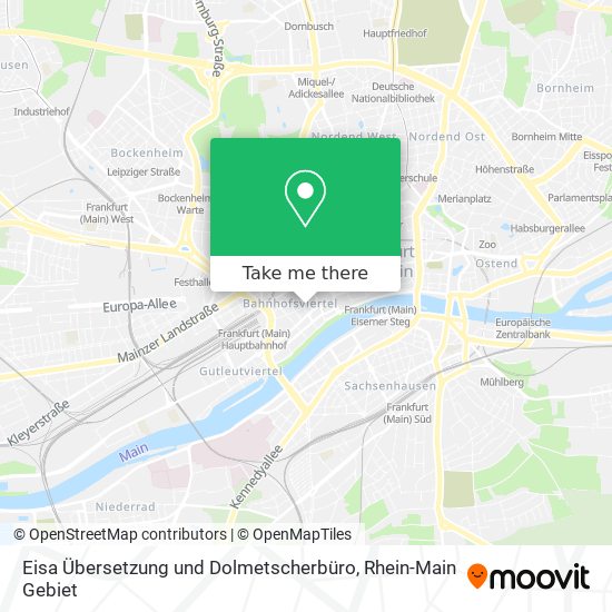 Eisa Übersetzung und Dolmetscherbüro map