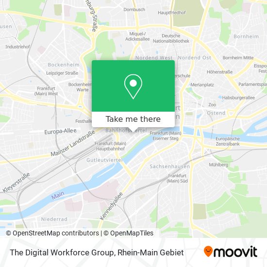 The Digital Workforce Group map