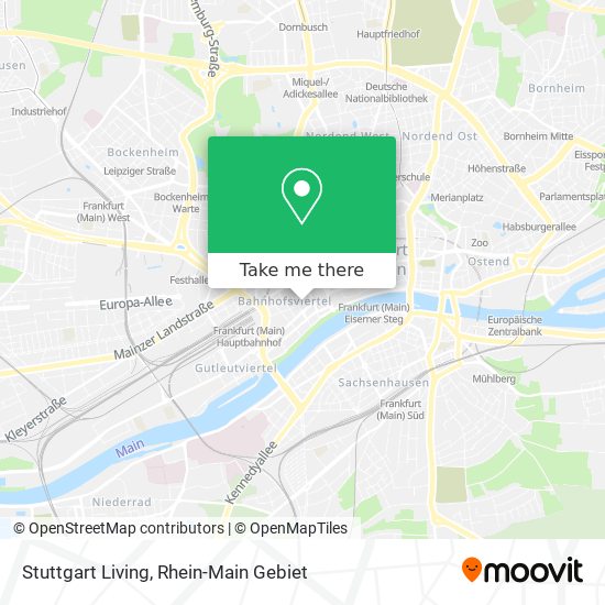 Stuttgart Living map