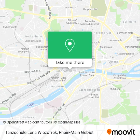 Карта Tanzschule Lena Wiezorrek