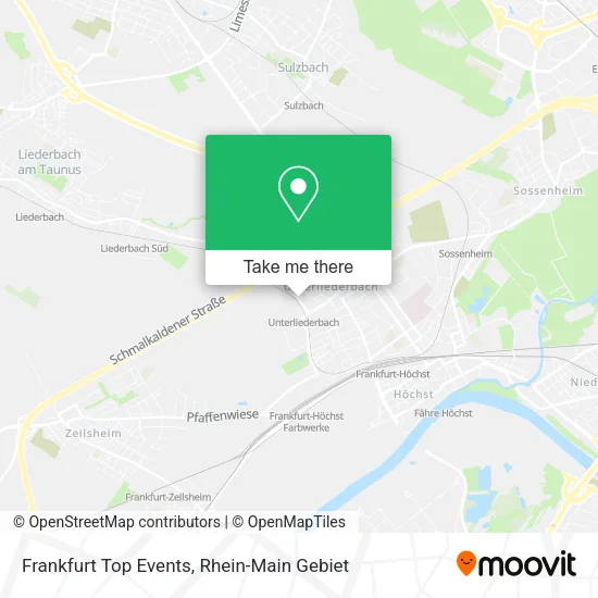 Карта Frankfurt Top Events