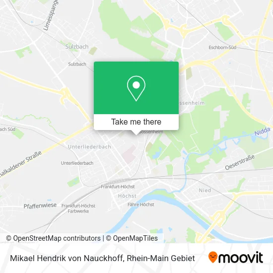 Карта Mikael Hendrik von Nauckhoff