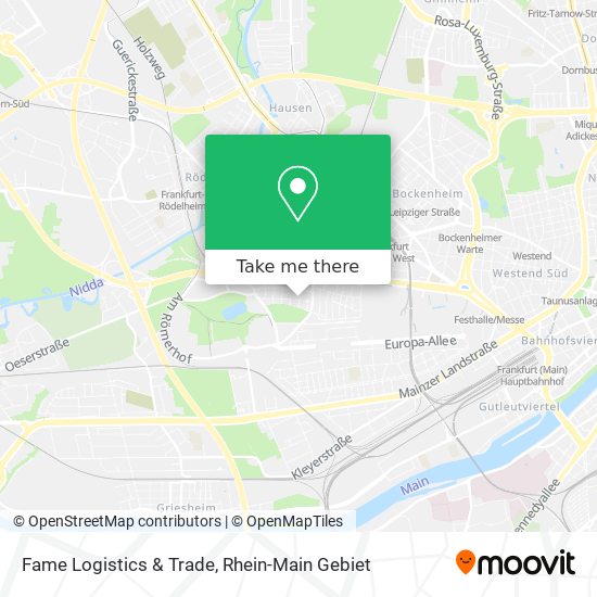 Fame Logistics & Trade map