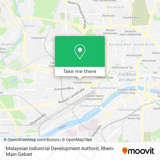 Карта Malaysian Industrial Development Authorit