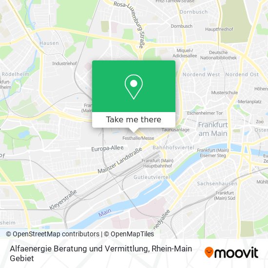 Alfaenergie Beratung und Vermittlung map