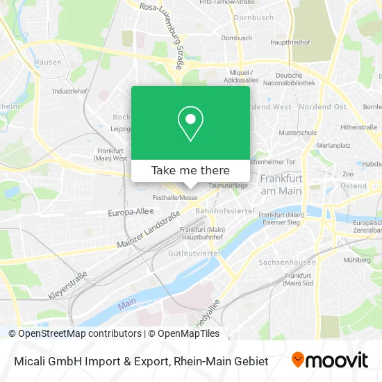 Карта Micali GmbH Import & Export