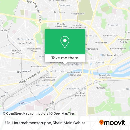 Mai Unternehmensgruppe map