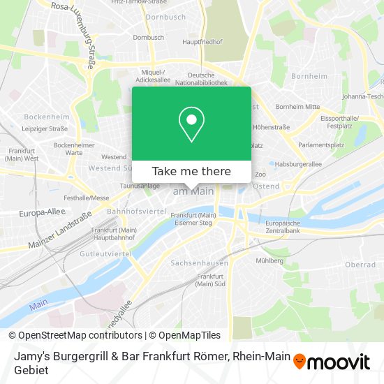 Jamy's Burgergrill & Bar Frankfurt Römer map