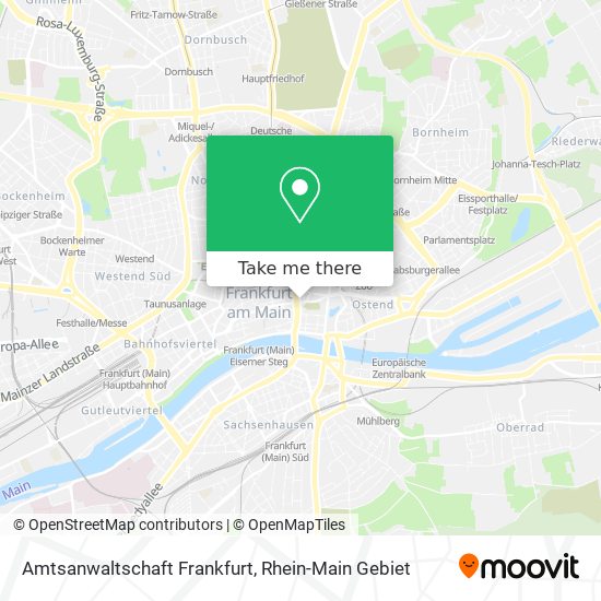 Amtsanwaltschaft Frankfurt map