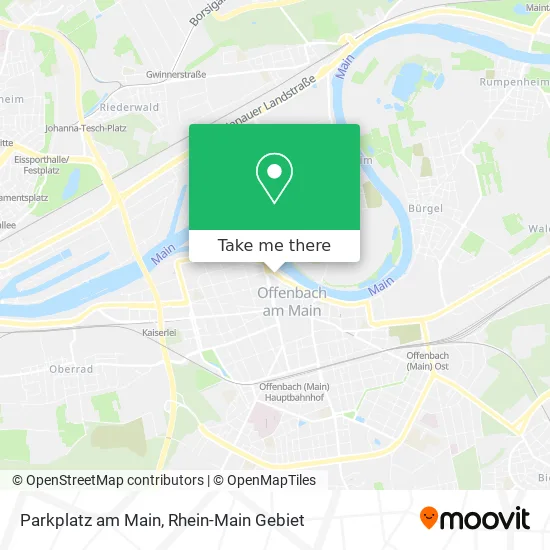 Карта Parkplatz am Main