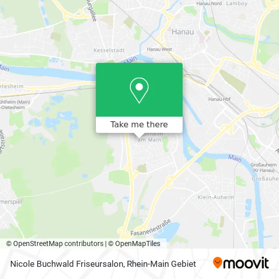 Карта Nicole Buchwald Friseursalon