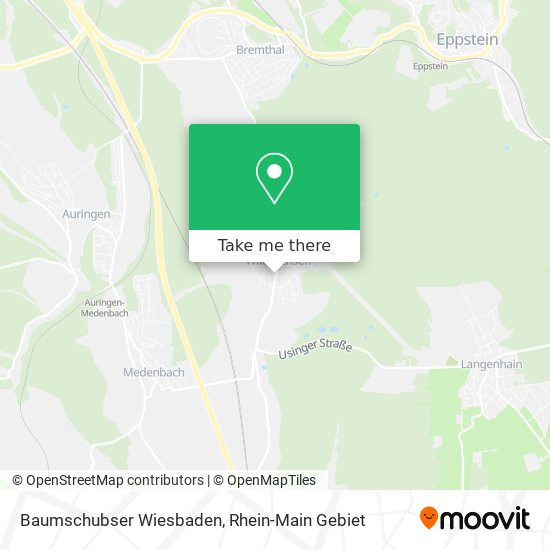 Baumschubser Wiesbaden map