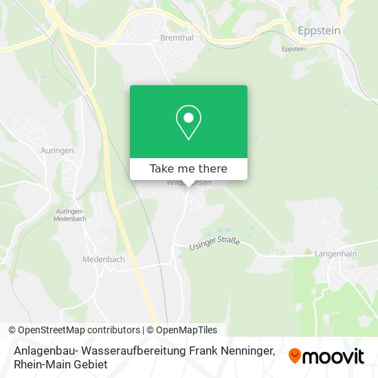 Anlagenbau- Wasseraufbereitung Frank Nenninger map