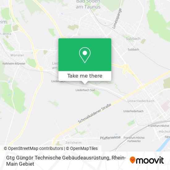 Gtg Güngör Technische Gebäudeausrüstung map