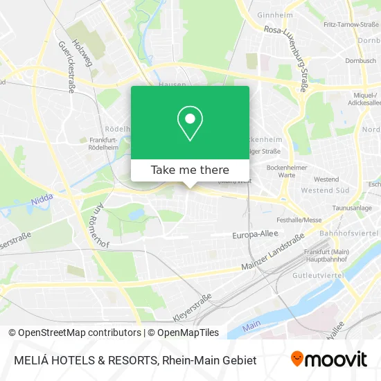 Карта MELIÁ HOTELS & RESORTS