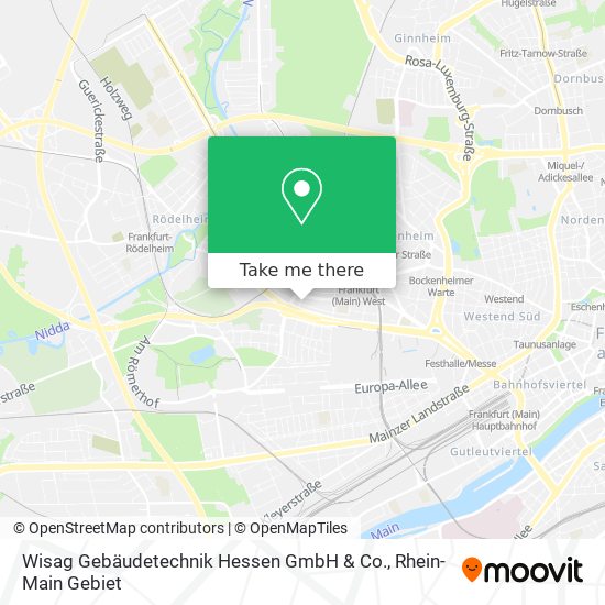 Wisag Gebäudetechnik Hessen GmbH & Co. map