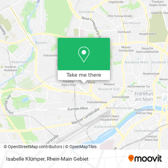 Isabelle Klümper map