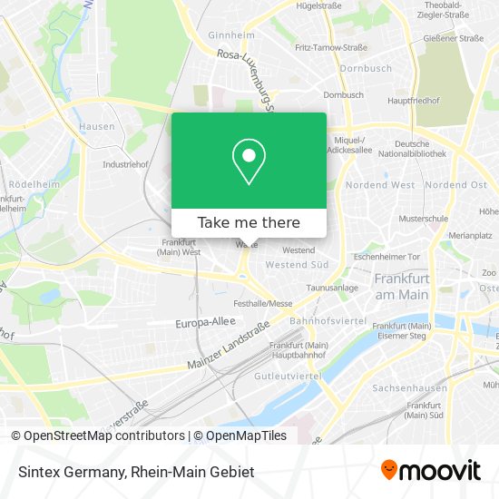 Sintex Germany map