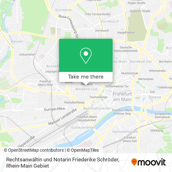 Rechtsanwältin und Notarin Friederike Schröder map