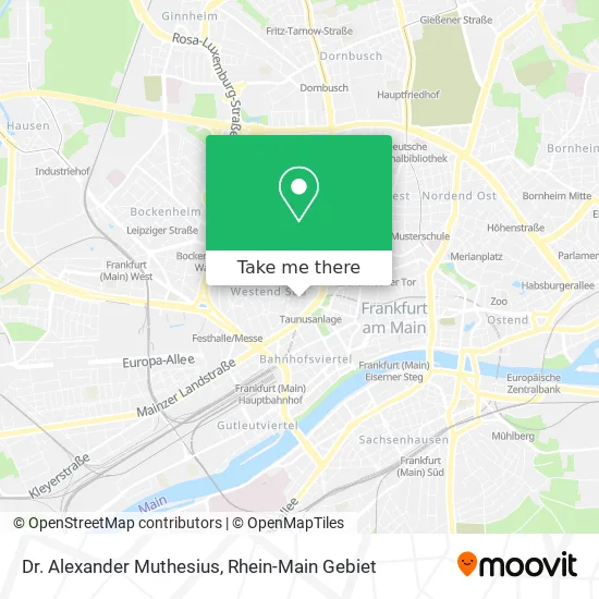 Карта Dr. Alexander Muthesius