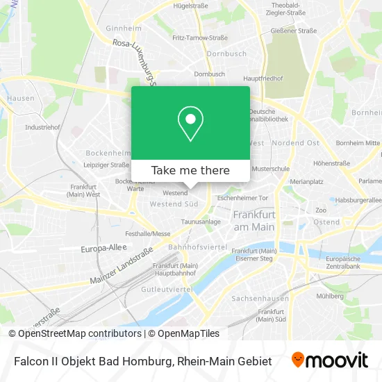 Карта Falcon II Objekt Bad Homburg