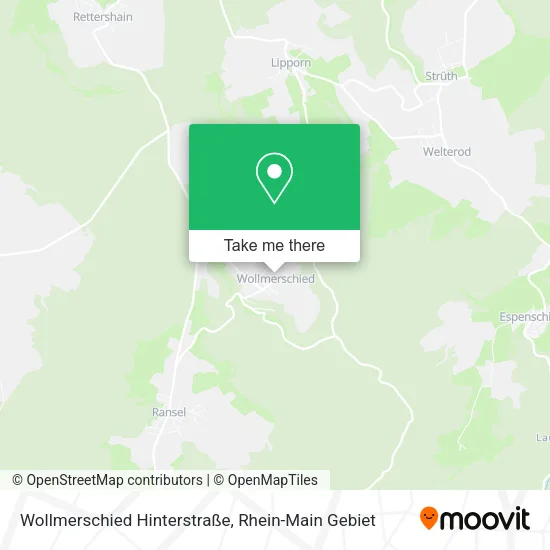 Карта Wollmerschied Hinterstraße