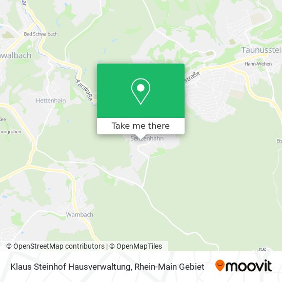 Klaus Steinhof Hausverwaltung map