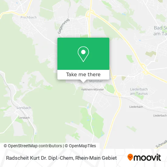 Карта Radscheit Kurt Dr. Dipl.-Chem