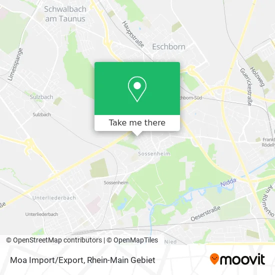 Карта Moa Import/Export
