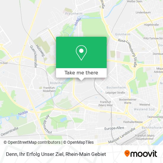 Denn, Ihr Erfolg Unser Ziel map