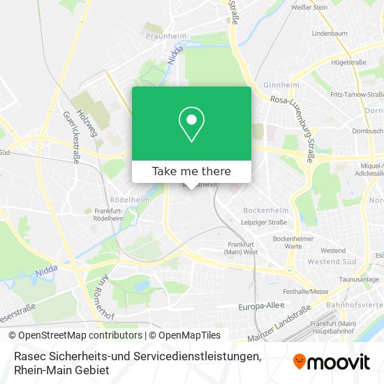 Rasec Sicherheits-und Servicedienstleistungen map