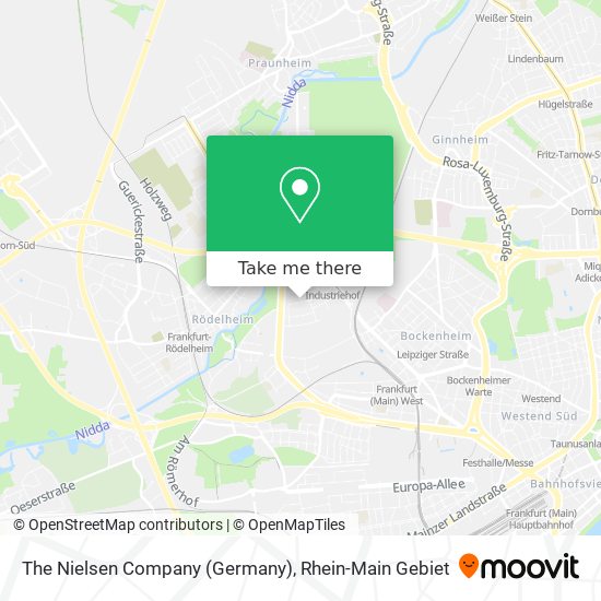 The Nielsen Company (Germany) map