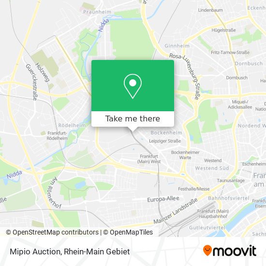 Mipio Auction map