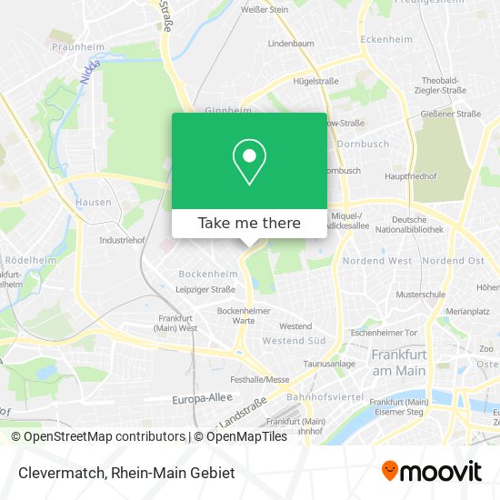 Clevermatch map