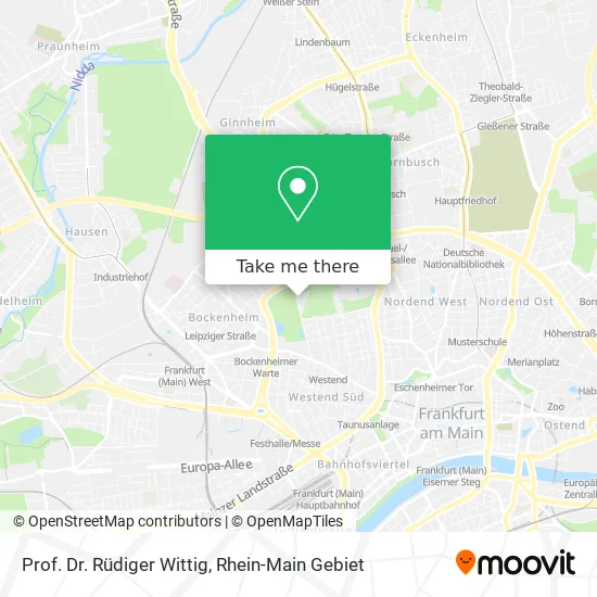 Карта Prof. Dr. Rüdiger Wittig