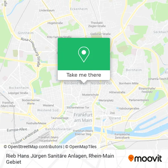 Карта Rieb Hans Jürgen Sanitäre Anlagen