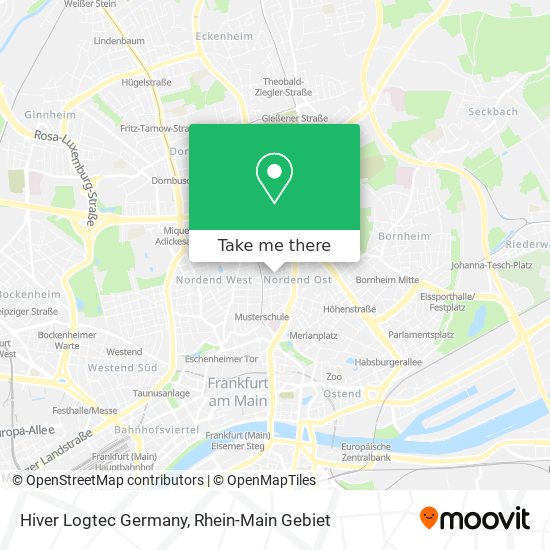 Hiver Logtec Germany map