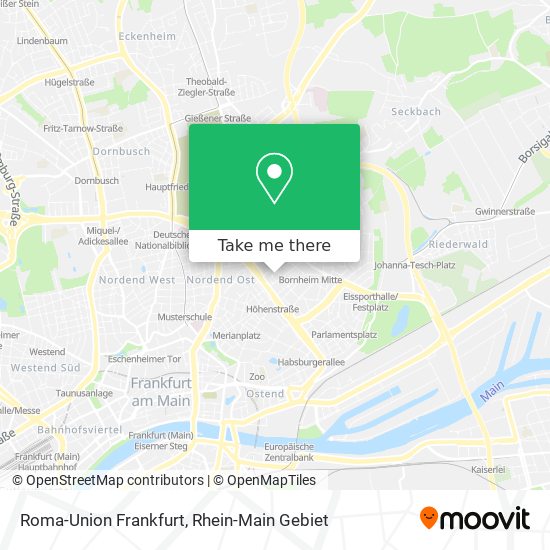 Карта Roma-Union Frankfurt