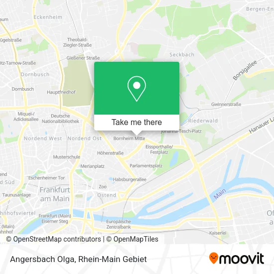 Карта Angersbach Olga