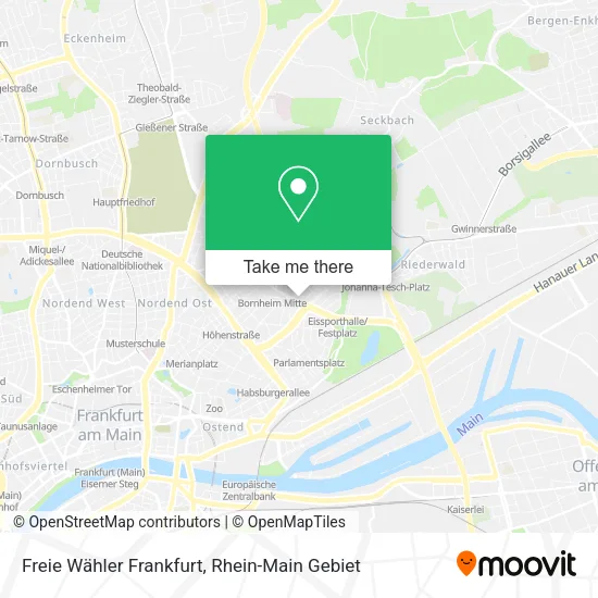 Карта Freie Wähler Frankfurt