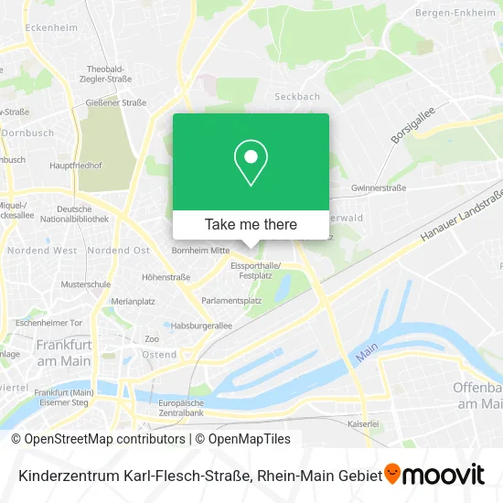 Карта Kinderzentrum Karl-Flesch-Straße