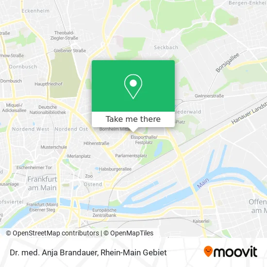 Карта Dr. med. Anja Brandauer