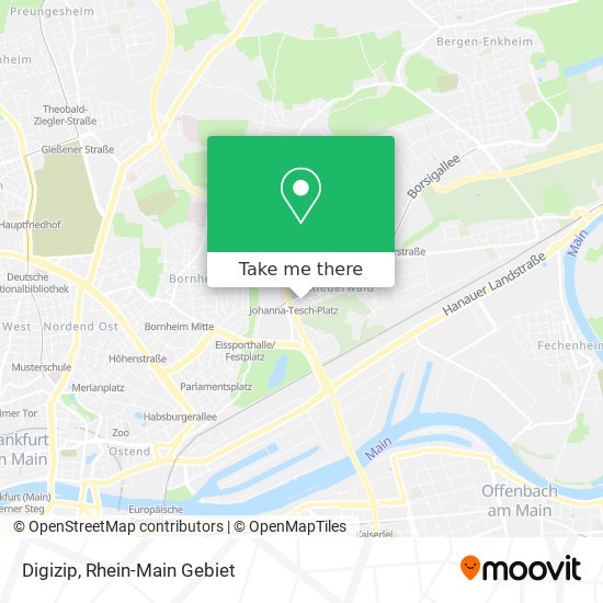 Digizip map