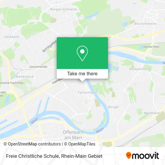 Карта Freie Christliche Schule