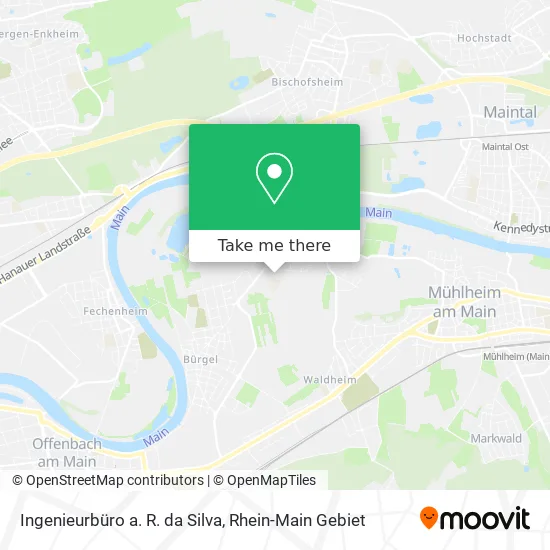 Карта Ingenieurbüro a. R. da Silva