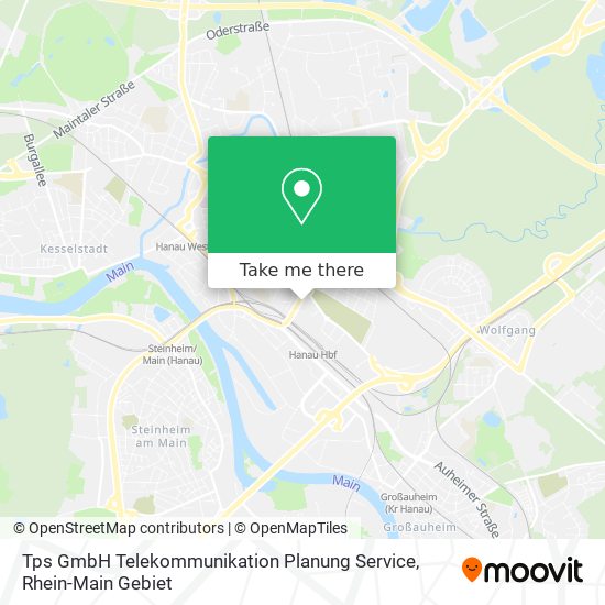 Карта Tps GmbH Telekommunikation Planung Service