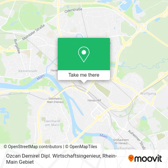 Карта Ozcan Demirel Dipl. Wirtschaftsingenieur