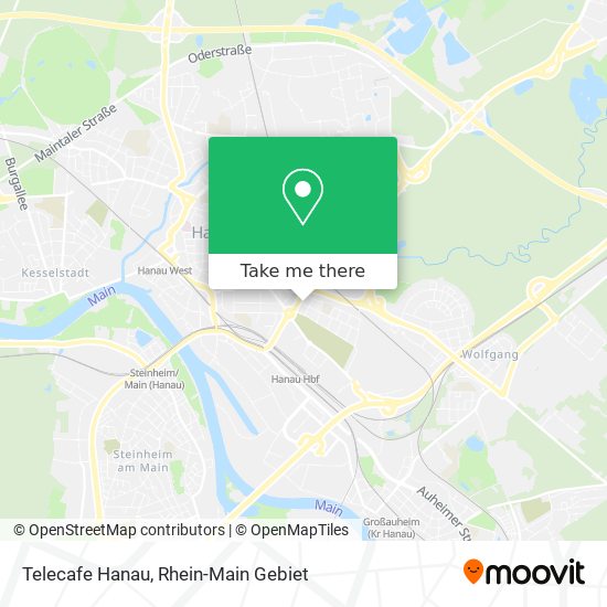 Карта Telecafe Hanau